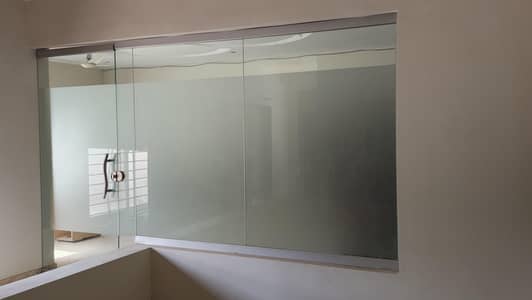 Glass Door Partition
