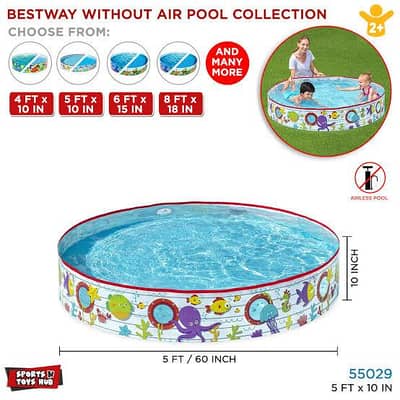 Intex 4 & 5 Feet Airless Swimming Pool - Box Pack