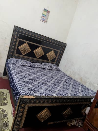 Bedroom Set for Sale - King Size Bed + Dressing Table