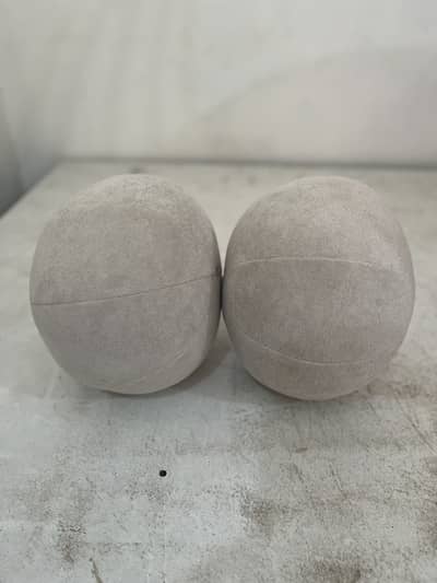 Round Ball Cushions Pair for Sofa and Bed