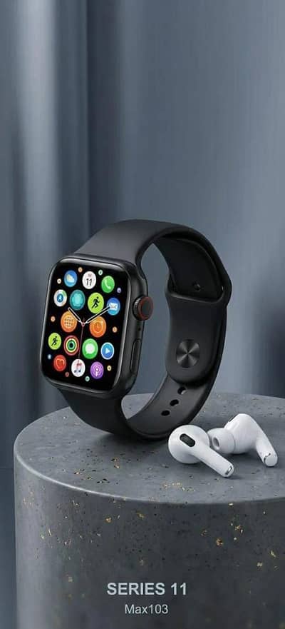 11 Max103 Smart Watch 10-in-1 Combo | TWS Earbuds