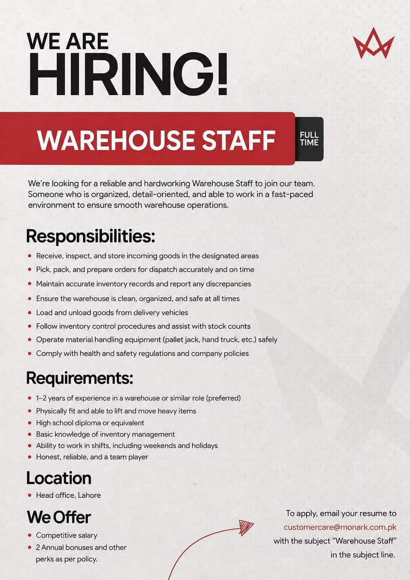 Warehouse Associate 0