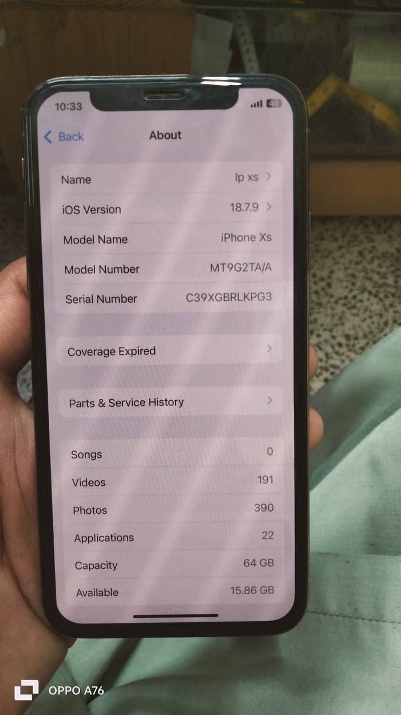 Apple iPhone XS 3