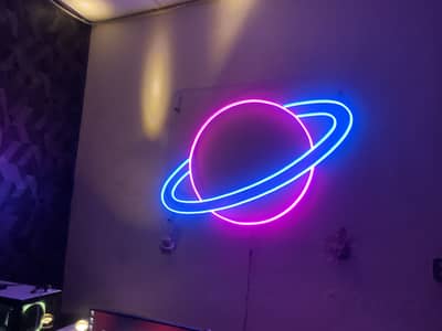 Saturn Neon sign