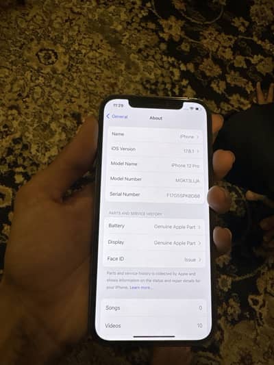 iphone 10 by 9 conditions model MXUT3LL/A 16 plus fresh condition