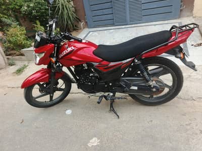 Suzuki GR150 Red | 2024 End Model | 27,500 KM | Lahore