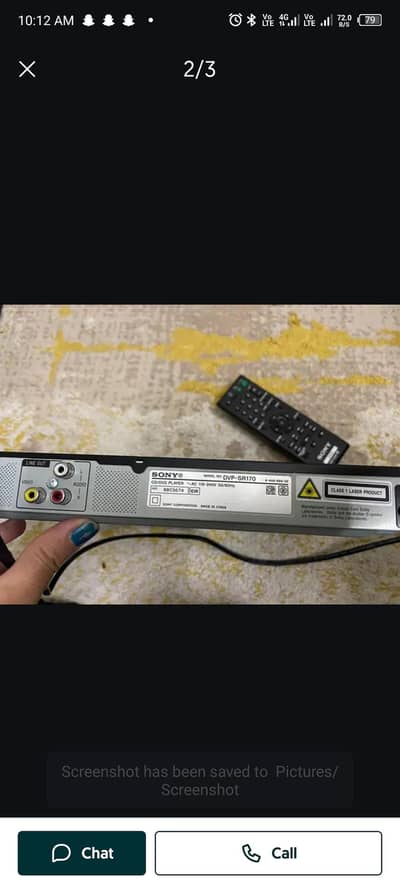 Sony  CD DVD player urgent sale