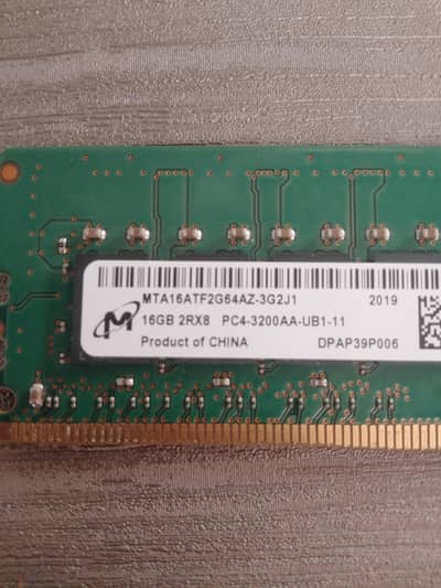 16Gb DDR4 3200mhz Ram desktop PC ok no any fould