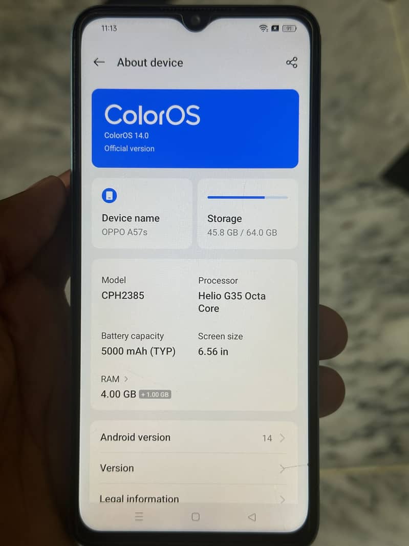 OPPO A57s 3