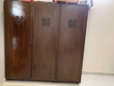 3 parts wooden cupboard for sale