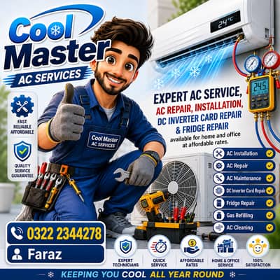AC Service | DC Inverter Repair | Fridge & Water Dispenser Repair |