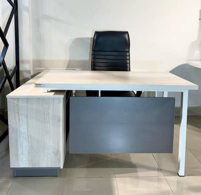 Executive office Table, Manger Desk, L shaped, Office Furniture
