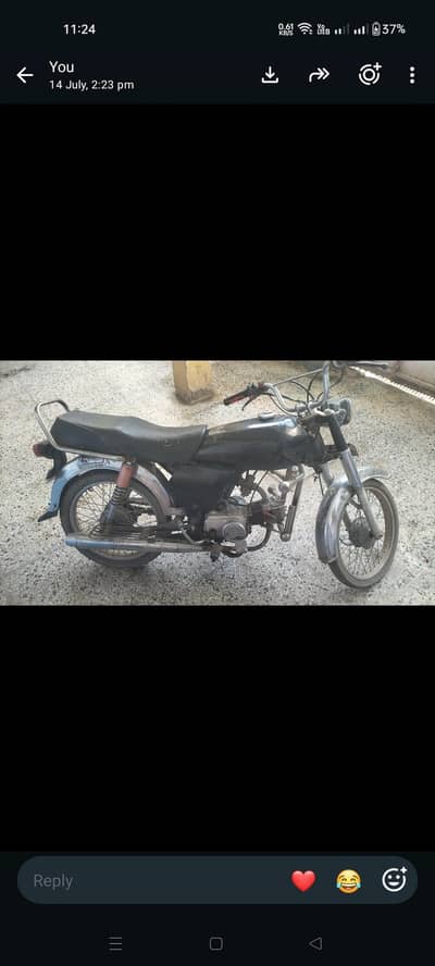Hero bike 70cc