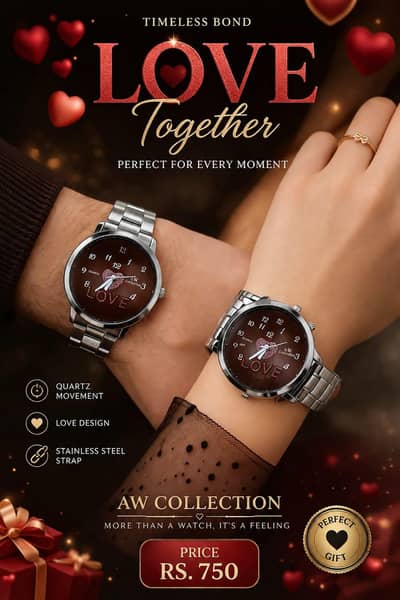 Romantic Love Quartz Watch for Women