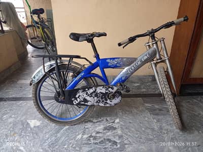 Classic Kids Cycle 20 Inch Blue - Carrier wali - Rawalpindi