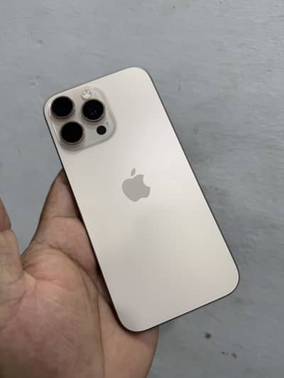 iPhone 16 pro max 256 gb non pta factory unlock 2 months sim time