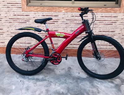 26 inches Mountain bicycle with 7 gears