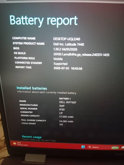 Dell Latitude 7440 Core i5i 13 Generation