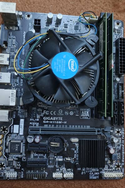 7 gen motherboard, gigabyte h110m , CPU socket pins bent