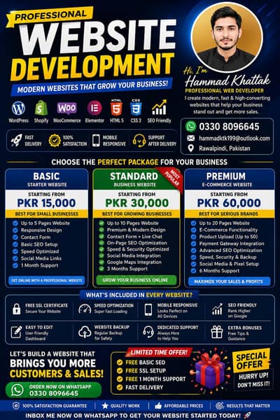 professional website development services in Pakistan