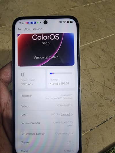 oppo A6s brand new just box open