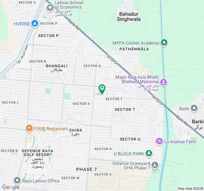 37 Marla Corner Plot On 80ft Road For Sale In Dha Phase 7 T Block DHA Phase 7 - Block T, DHA Phase 7, DHA Defence, Lahore, Punjab