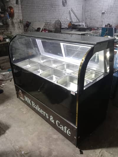 Ice Cream, Double door chiller and D freezer , Cake display chiller
