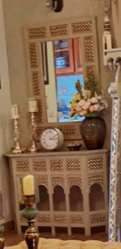 Console with mirror for sale