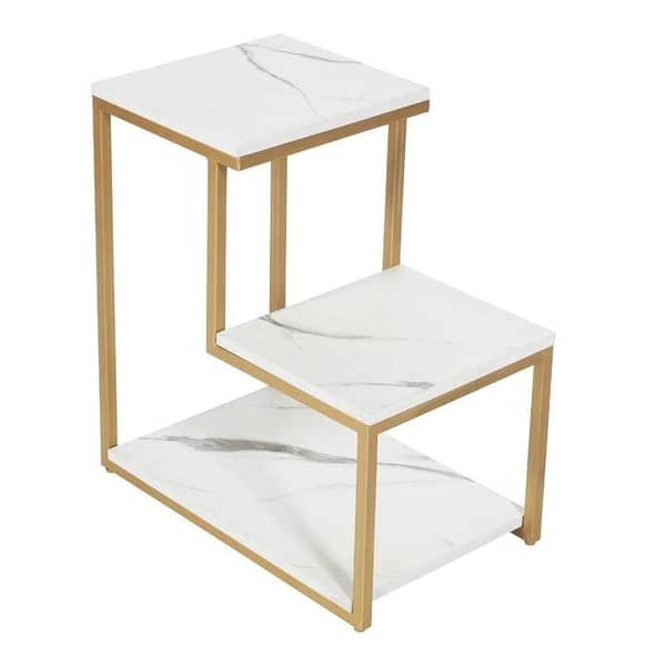 Chair-shaped side table with a unique sculptural design, blending artistic form and functional surface