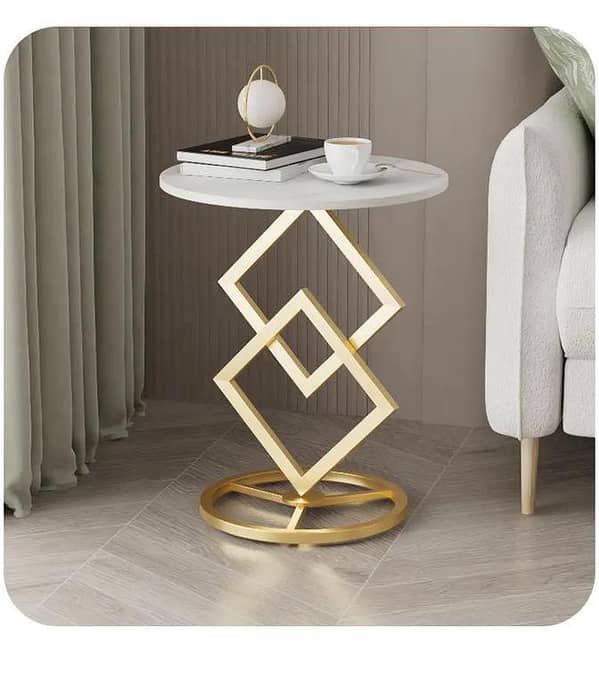 Contemporary Designer Round Accent Table Featuring Elegant & Stylish modern table