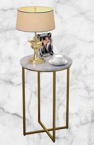 “ Modern Round Accent Side Table – Stylish Living Room Furniture”
