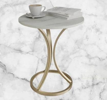 “Luxury Marble Side Table – Modern Sofa & Living Room Coffee Table”