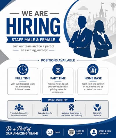 we are hiring male and female staff for office base and home base work