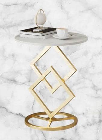Luxury Round Rock Plate Coffee Table – Elegant & Stylish Centerpiece