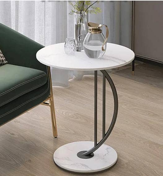 Premium Round Marble Coffee Table – Luxury Designer Center Table