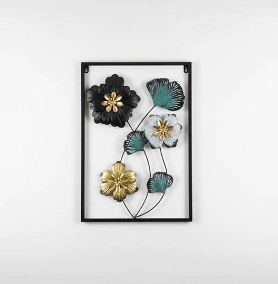 Modern Botanica Metal Wall Decor – Luxury Home Art Accent