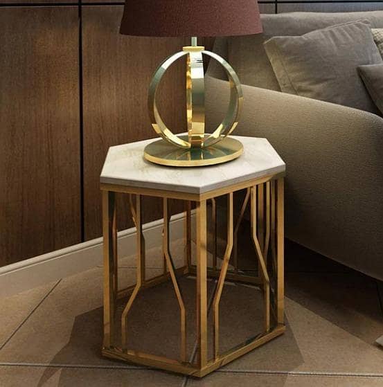 Marble Effect Dining Table & Coffee Table – Elegant Living Room Centerpiece