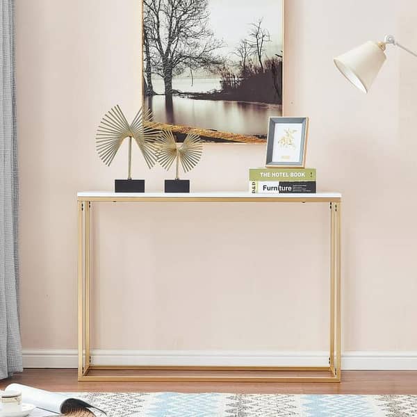 Space-Saving Narrow Console for Living Room, Hallway, and Entryway – Ideal for Decorative Items, Lamps, and Essentials.