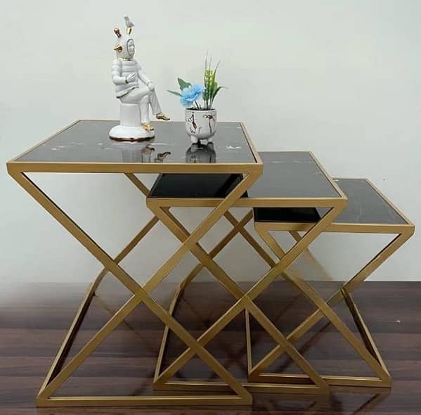 Luxury Space Saving Nesting Table for Living Room