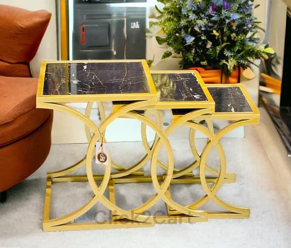 Elegant Nesting Table for Living Room - Home Decor Accent