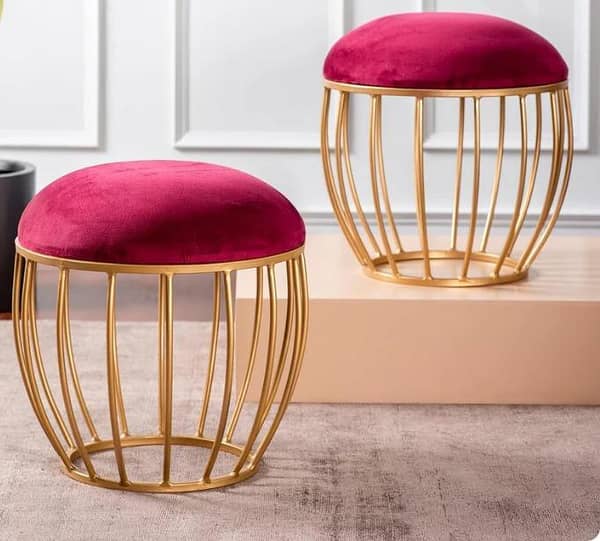 Ottoman Stool Comfortable for Living Room, Bedroom, or Home, Stylish Modern Multifunctional Furniture