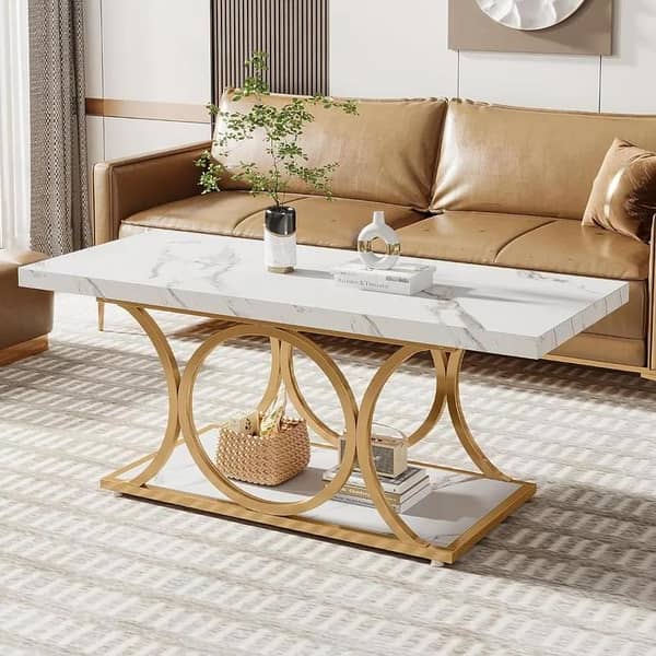 Designer Ring-Style Dining Table for Living Room – Circular Table with Modern and Elegant