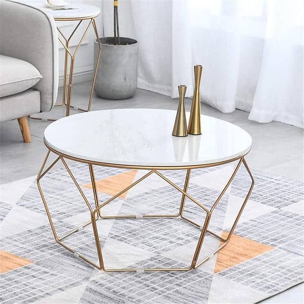 Round center  Table for Living Room, Office, and Side Table Elegant Functional Accent Table