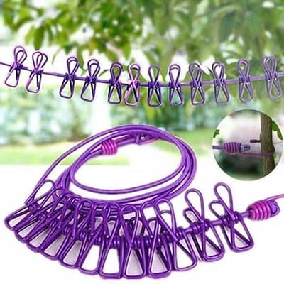 Elastic Clothesline Rope 185cm | Portable Drying Line