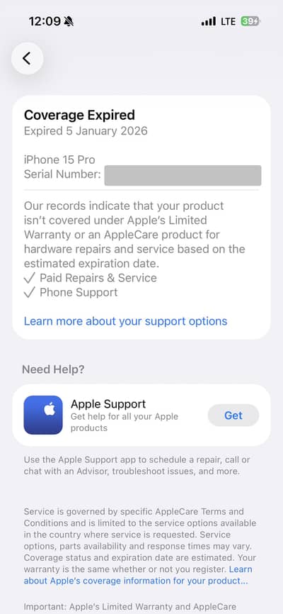Apple iPhone 15 Pro Physical Sim