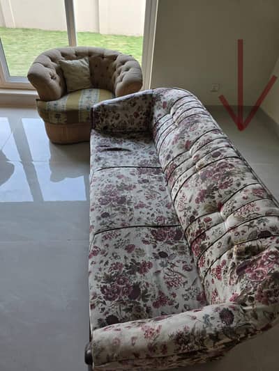 7-Seater used sofa set for sale