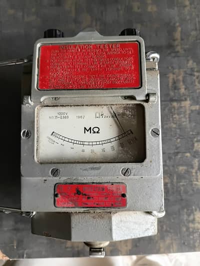 Hand Crank Megger 1000V Model 104 For Motor Cable Testing