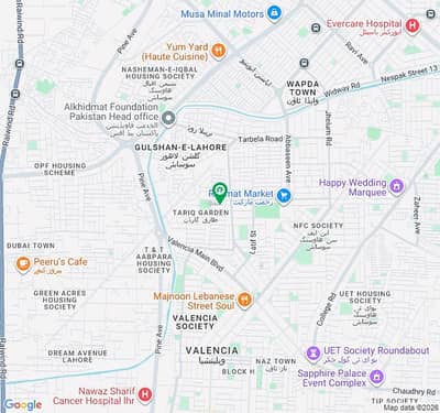 10 MARLA PLOT AVAILABLE FOR SALE IN TARIQ GARDEN BLOCK C IN A VERY HOT LOCATION OF LAHORE