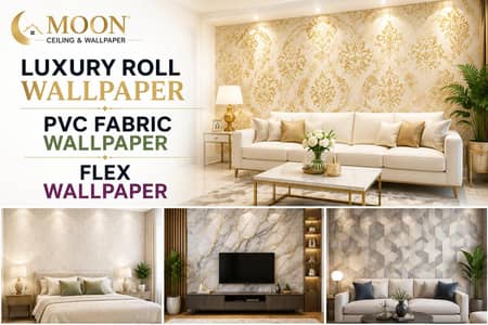 Luxury Wallpaper | PVC Fabric & Flex Wallpaper | Sialkot