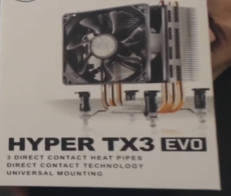 Cooler Master Hyper TX3 EVO Cpu air cooler with box. 2
